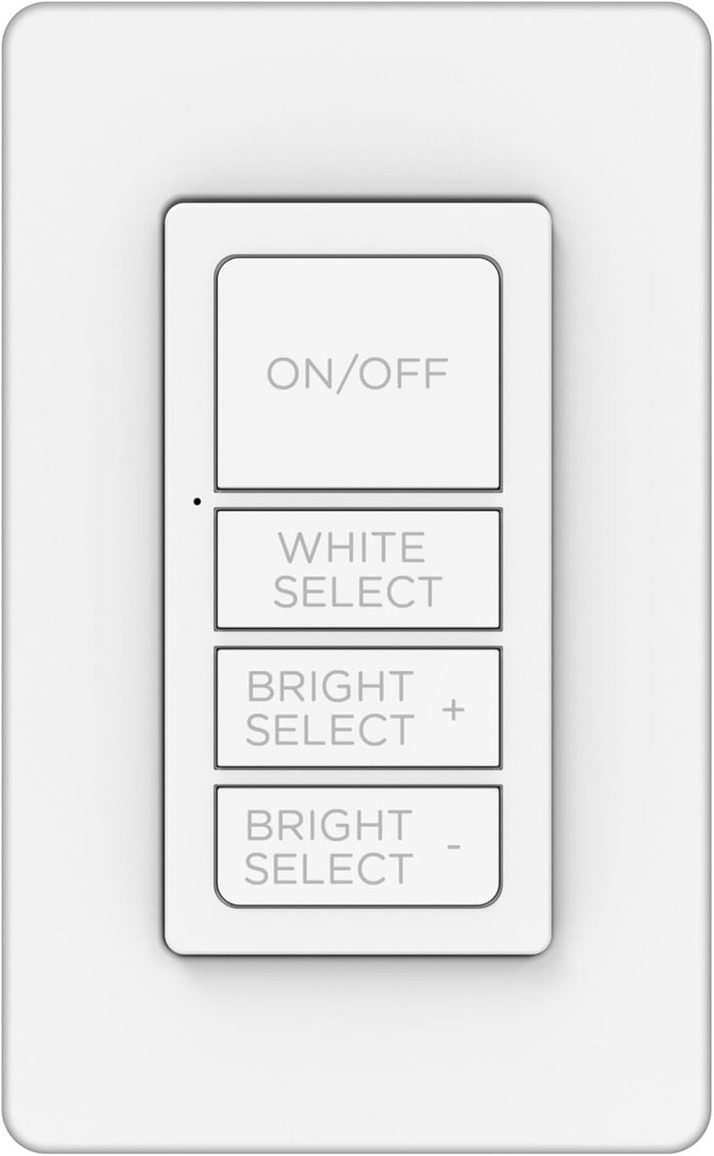 Enbrighten One-Touch Sync Remote Control, Add-on Light Switch for Under Cabinet Lights, Wireless Remote, ON/Off, Dimmable, Color Select Soft White to Bright Daylight, Cabinet Lighting Remote, 81795 - Image 2